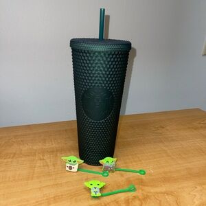 Starbucks Green Tumbler with Straw